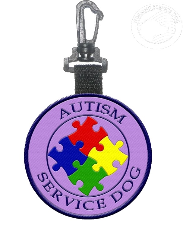a service for autism autism service identification hanging patch tag a service for autism autism service identification hanging patch tag