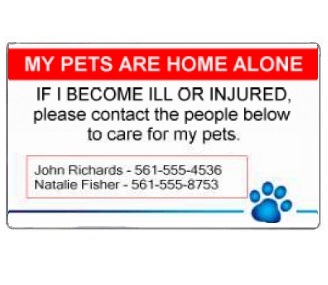 My Dog Is Home Alone Card Printable My Dog Is Home Alone Card Printable