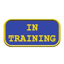 --- service dog badge-service dog patch IN TRAINING PLEASE ASK BEFORE PETTING 